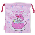 Japan Sanrio Drawstring Bag - My Melody Pink Love - 2
