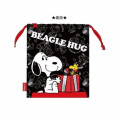 Japan Snoopy Drawstring Bag - Beagle Hug - 2