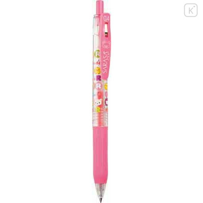 Japan San-X Rilakkuma Sarasa Clip 0.4mm Gel Pen - Pink - 1