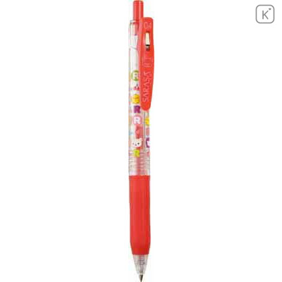 Japan San-X Rilakkuma Sarasa Clip 0.4mm Gel Pen - Red - 1