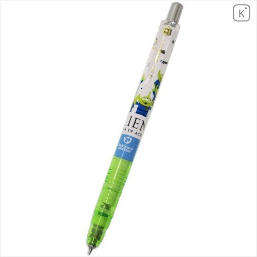 Japan Disney Zebra DelGuard 0.3mm Lead Mechanical Pencil - Toy Story Little Green Men Alien - 1
