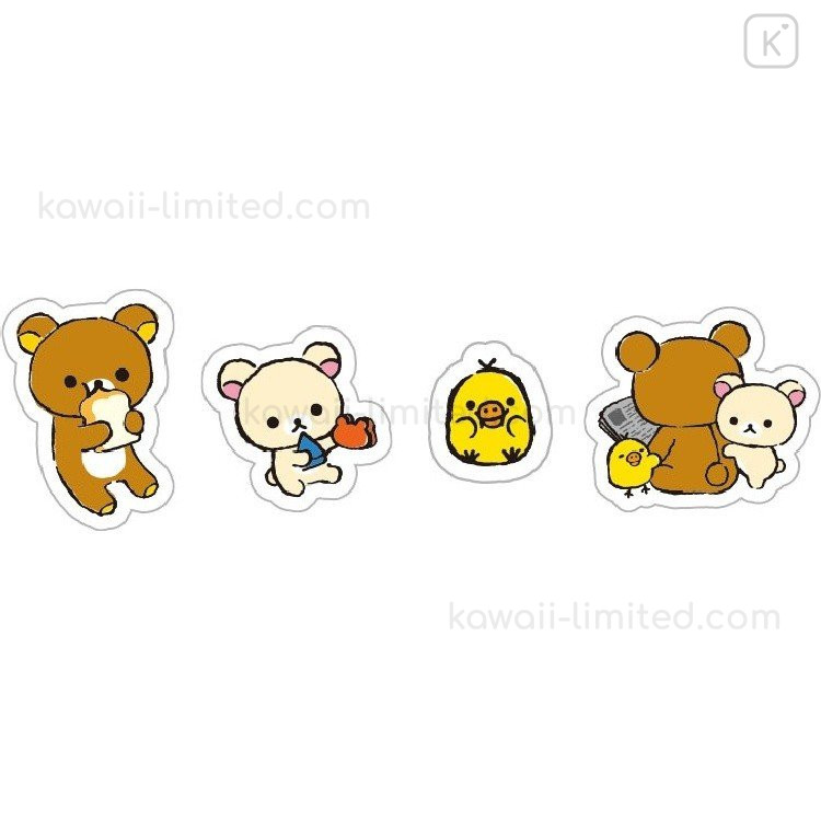 Rilakkuma Christmas 2020 Korilakkuma Kiiroitori Chairoikoguma 4 set san-x
