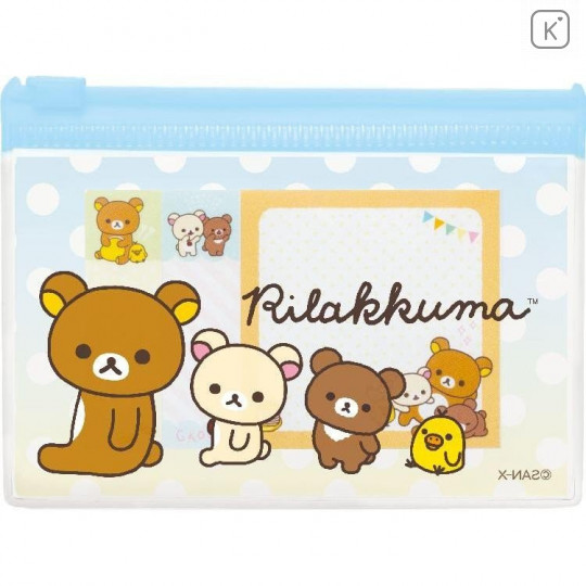 Japan San-X Sticky Notes with Case - Rilakkuma - 1