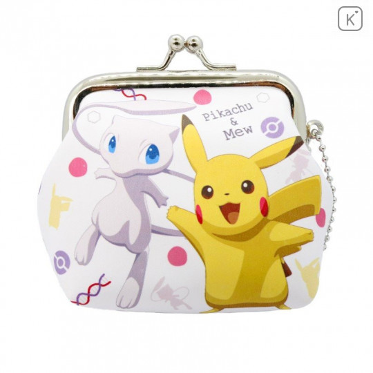 Japan Pokemon Coin Purse Wallet - Pikachu & Mew Evolution - 1