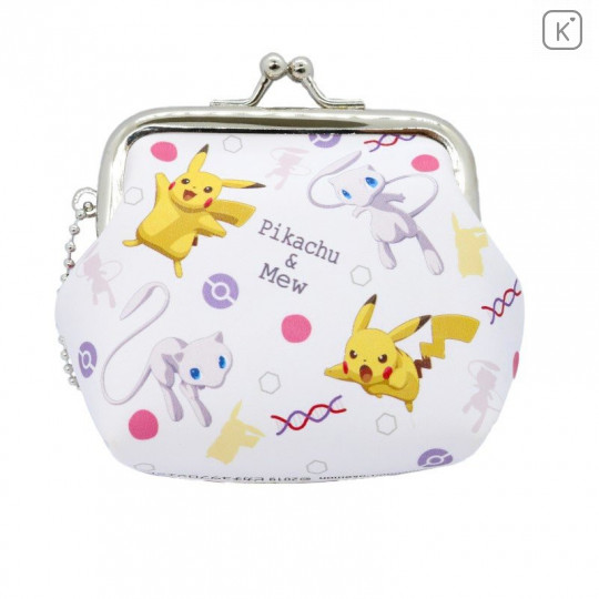 Japan Pokemon Coin Purse Wallet - Pikachu & Mew Evolution - 2