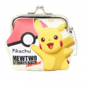 Japan Pokemon Coin Purse Wallet - Pikachu & Pokect Monsters Evolution - 1