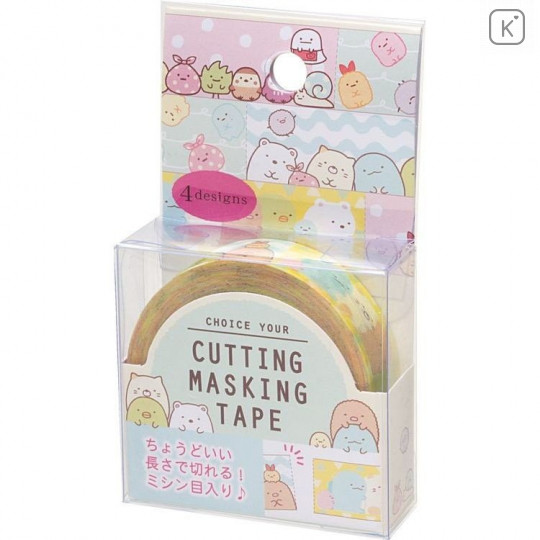 San-X Japanese Washi Paper Cutting Masking Tape - Sumikko Gurashi - 1