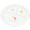 Japan Sanrio Porcelain Kid Meal Plate - Hello Kitty : Heart - 1