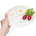 Japan Sanrio Porcelain Kid Meal Plate - Hello Kitty : Heart - 3