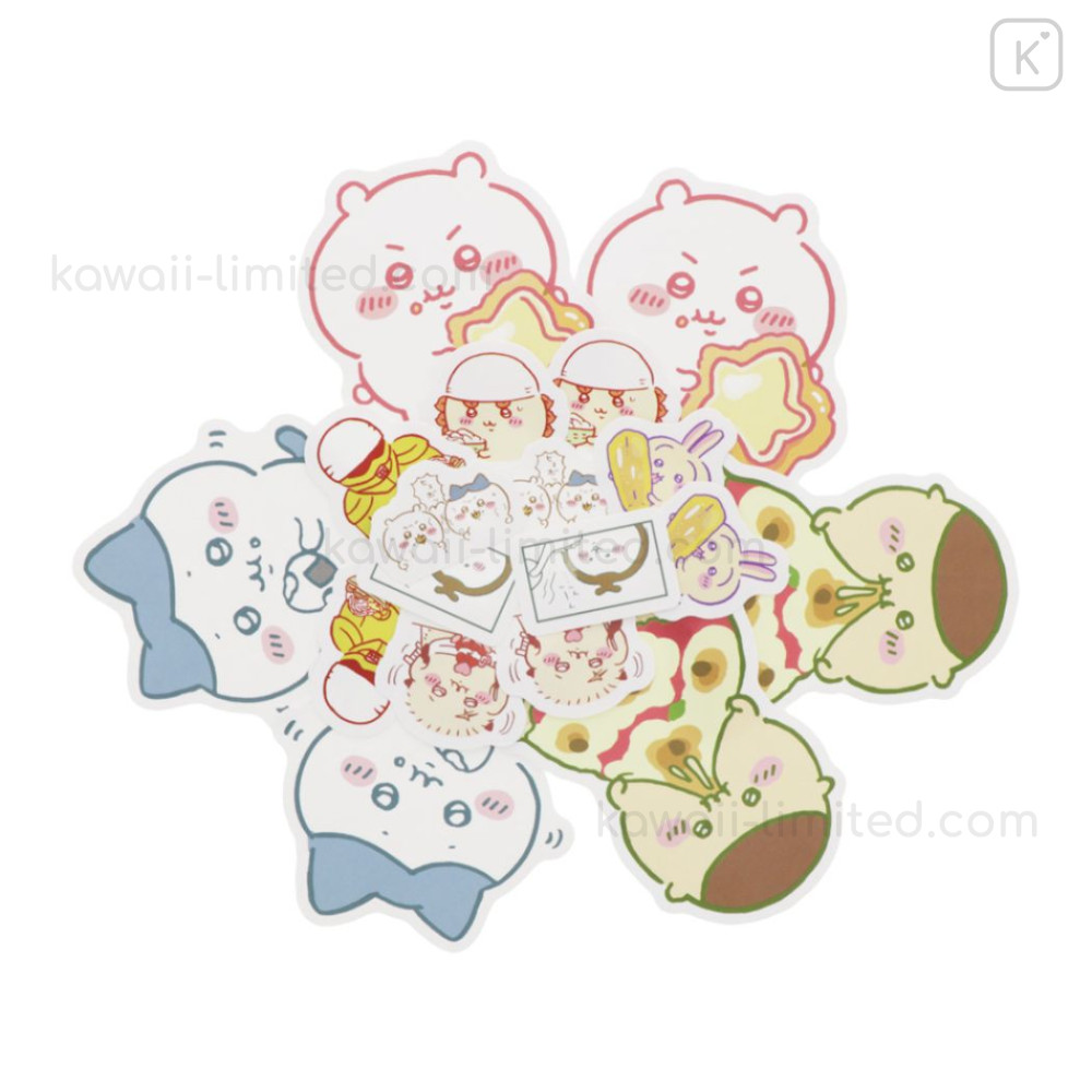 Japan Chiikawa Piece Seal Flake Sticker Pink Kawaii Limited
