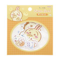 Japan Chiikawa Piece Seal Flake Sticker - Rabbit Orange - 1