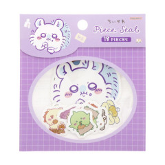 Japan Chiikawa Piece Seal Flake Sticker - Momonga Violet