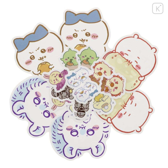 Japan Chiikawa Piece Seal Flake Sticker - Momonga Violet - 3