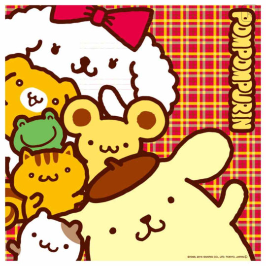 Japan Sanrio Handkerchief - Pompompurin / Friends - 1