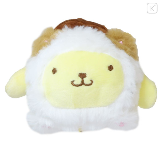 Japan Sanrio Fluffy Plush Toy (S) - Pompompurin : Happy Cat Sliding - 2