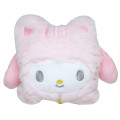 Japan Sanrio Fluffy Plush Toy (S) - My Melody : Happy Cat Sliding - 2