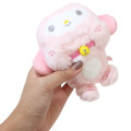 Japan Sanrio Fluffy Plush Toy (S) - My Melody : Happy Cat Sliding - 4
