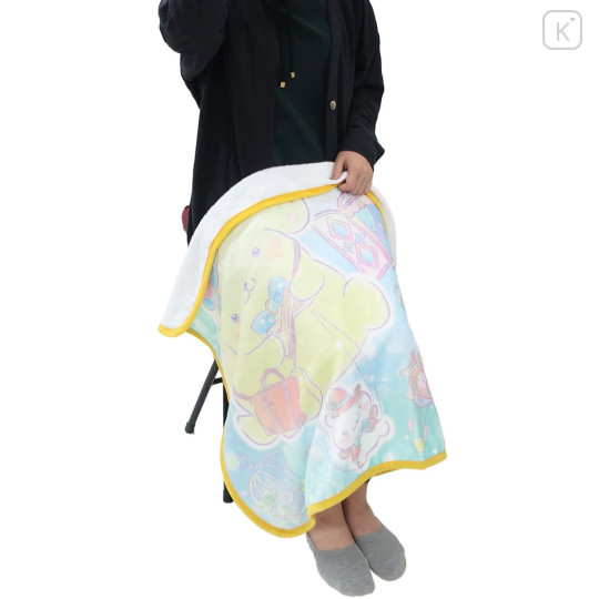 Japan Sanrio Flannel Blanket - Pompompurin / Fairy - 5
