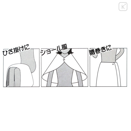Japan Sanrio Flannel Blanket - Pompompurin / Fairy - 6