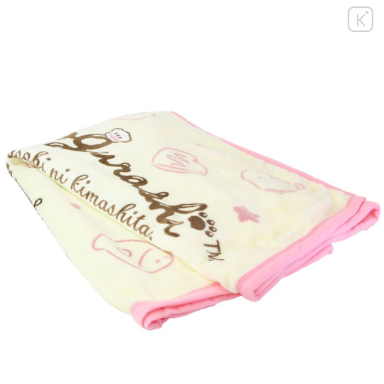 Japan San-X Sumikko Gurashi Flannel Blanket - Sweets - 3