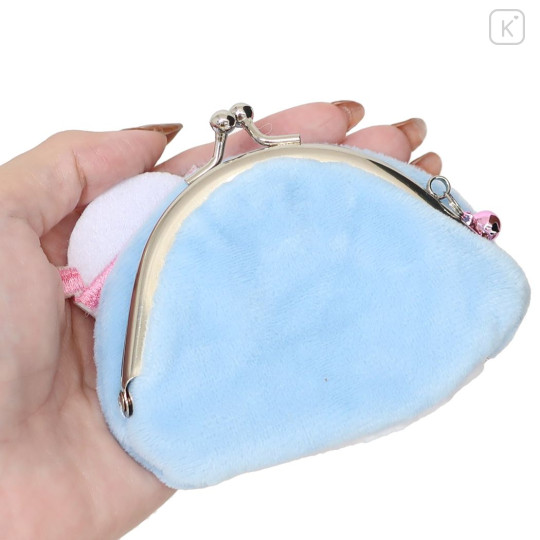 Japan Sanrio Fluffy Mini Coin Purse - Tuxedo Sam / Face - 2