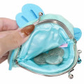 Japan Sanrio Fluffy Mini Coin Purse - Hangyodon / Face - 3