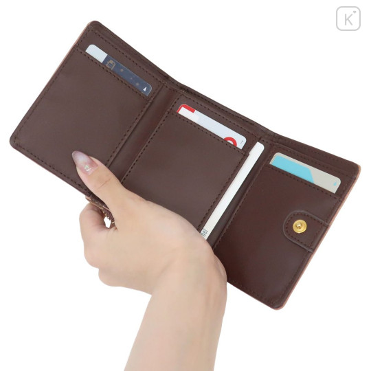 Japan Sanrio Tri-Fold Wallet - Pompompurin : Brown - 3