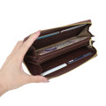 Japan Sanrio Zipper Long Wallet - Pompompurin / Brown - 3