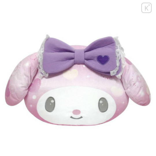 Japan Sanrio Face Cushion - My Melody / Yume-kyun - 1