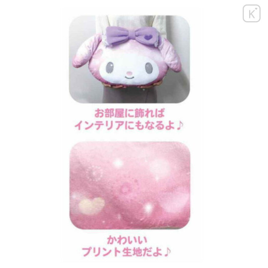 Japan Sanrio Face Cushion - My Melody / Yume-kyun - 2