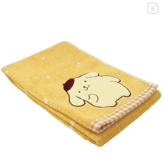 Japan Sanrio Long Jacquard Towel - Pompompurin / Beret - 3