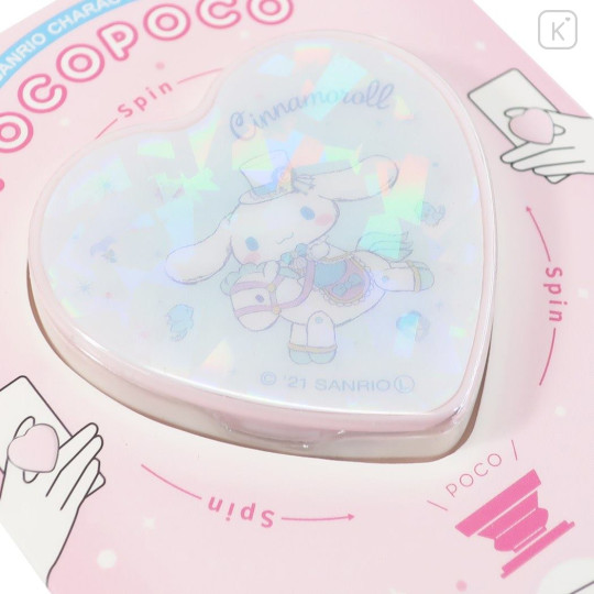 Japan Sanrio Pocopoco Phone Holder Stand - Cinnamoroll / Love - 2