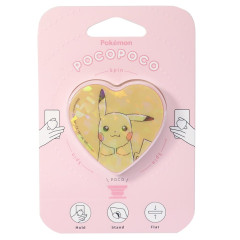 Japan Pokemon Pocopoco Smartphone Grip - Pikachu / Love
