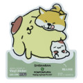 Japan Sanrio Vinyl Sticker - Pompompurin / Shibanban - 1