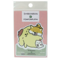 Japan Sanrio Vinyl Sticker - Pompompurin / Shibanban - 2