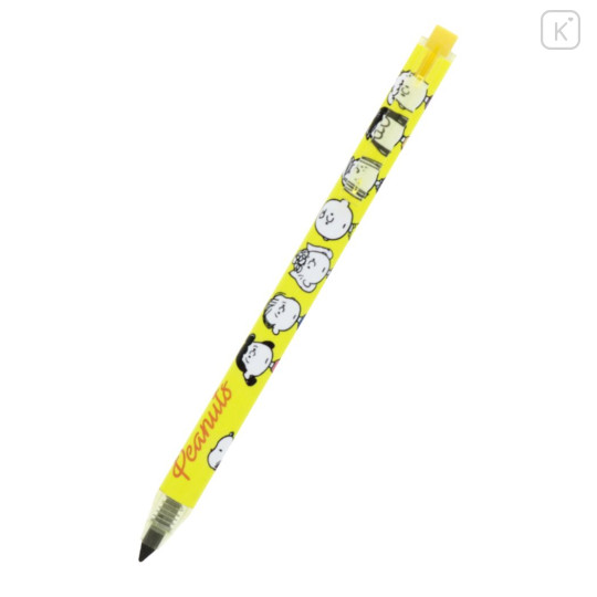 Japan Peanuts Metacil Light Knock Pencil - Friends / Yellow - 3