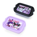 Japan Sanrio Food Container 2pcs Set - Kuromi : Kuromi's Pretty Journey - 1