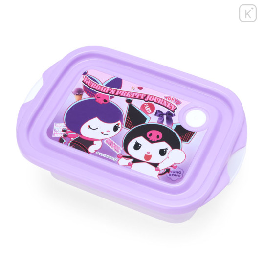 Japan Sanrio Food Container 2pcs Set - Kuromi : Kuromi's Pretty Journey - 2