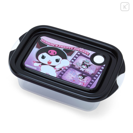 Japan Sanrio Food Container 2pcs Set - Kuromi : Kuromi's Pretty Journey - 3