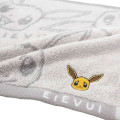 Japan Pokemon Jacquard Wash Towel - Eevee / Grey - 2