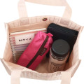 Japan Peanuts Tote Bag - Snoopy & Charlie : Pink - 3