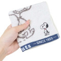 Japan Peanuts Jacquard Wash Towel - Snoopy & Woodstock / Beige - 3