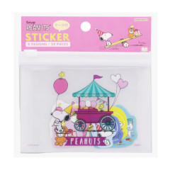 Japan Peanuts Sticker Pack - Snoopy / Carnival