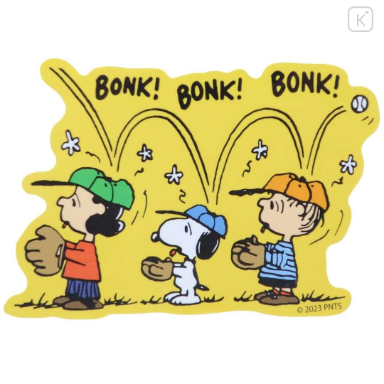 Japan Peanuts Vinyl Deco Sticker - Snoopy / Bonk - 1