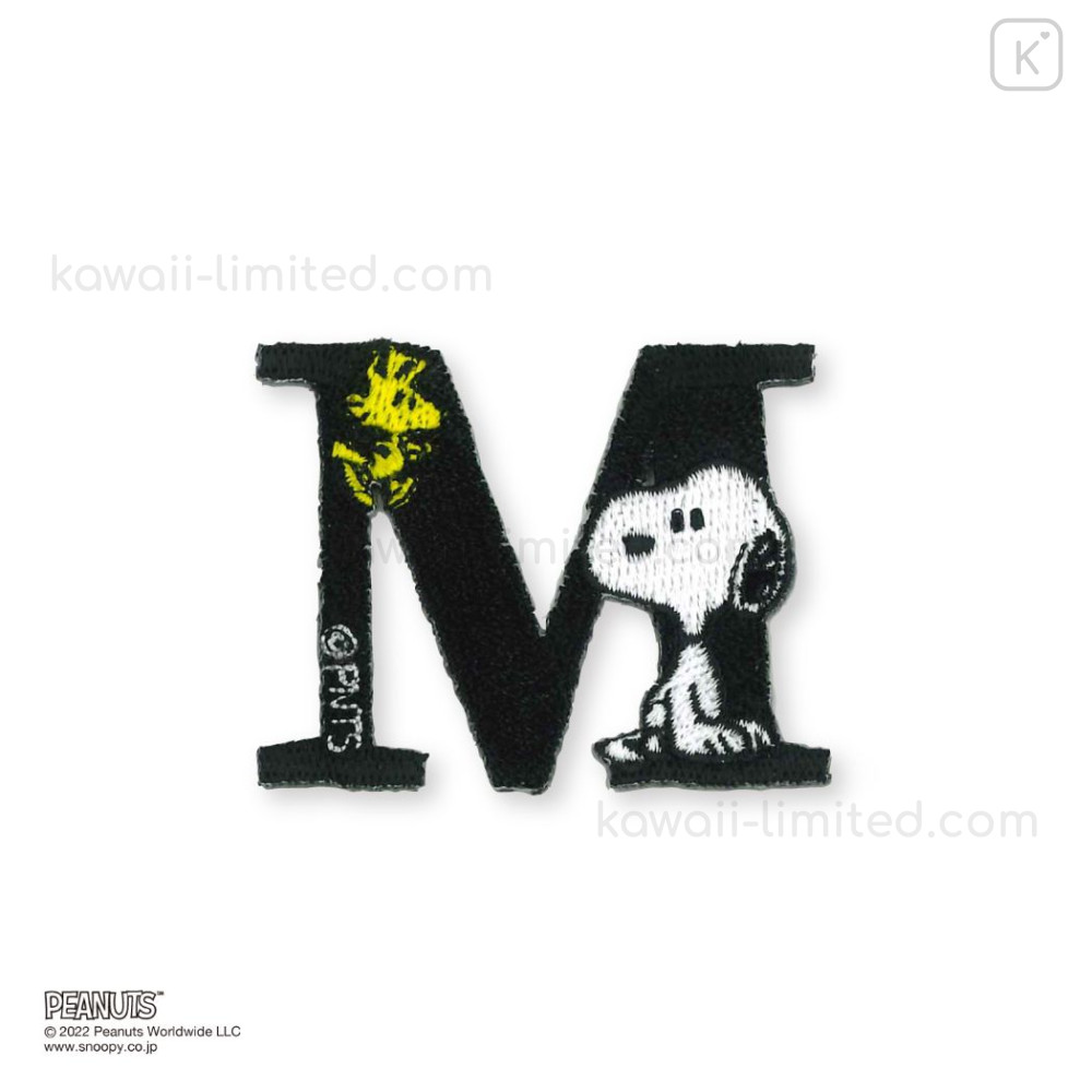 Japan Peanuts Embroidery Ironon Applique Patch / Snoopy M Kawaii Limited