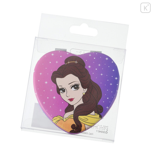 Japan Disney Store Hand Mirror - Belle's Eye : Heart Shaped - 5