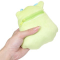 Japan San-X Plush Neck Pouch Bag - Sumikko Gurashi : Penguin? Ghost Blue - 2