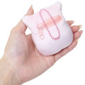 Japan San-X Mascot Coin Purse Ball Chain (XS) - Sumikko Gurashi / Tonkatsu Ghost Pink - 2