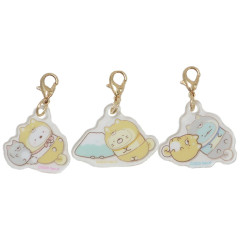 Japan San-X Sumikko Gurashi Charm Keychain Set - Dog Cosplay with Puppy