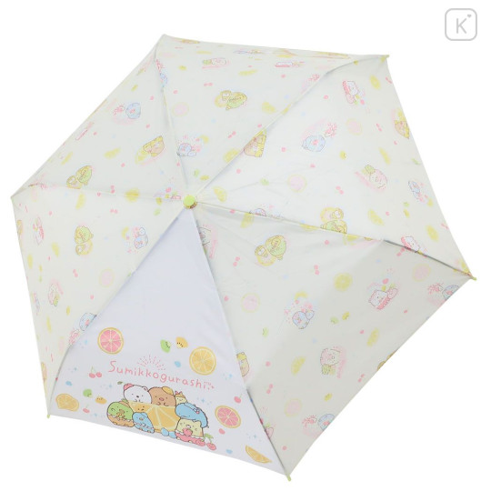 Japan San-X Folding Umbrella - Sumikko Gurashi / Fruits Yellow - 2
